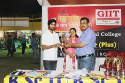 Kirat Singh Student of BSc IT(1st Year) has been awarded 1st Prize, Public Announcement award for his Excellent Managing Ability in organizing Event in Swadeshi Mela