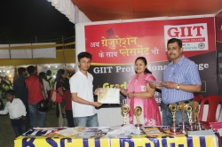 Debabrata Majumdar Student of BSc IT(1st Year) has been awarded Best Performance award for his Excellent Managing Ability in organizing Event in Swadeshi Mela